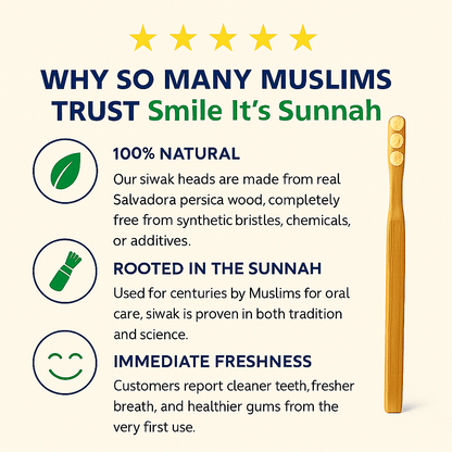 MISWAK | THE FRESH - BREATH FORMULA - SMILE IT'S SUNNAH